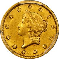 1852 Gold Dollar ($1) Photo 3