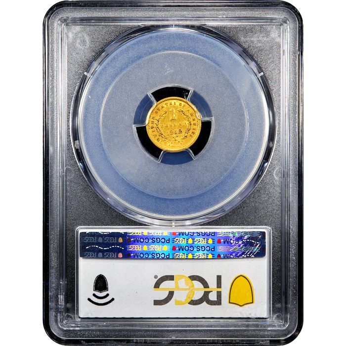 1852 Gold Dollar ($1) Reverse Image
