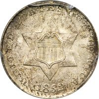 1852 Three Cent Silver (3CS) Photo 3