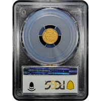 1853 Gold Dollar ($1) Reverse Slab Image