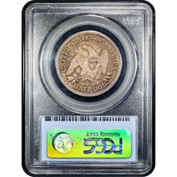 1853-O Seated Liberty Half Dollar (50c) Arrows and Rays Reverse Image