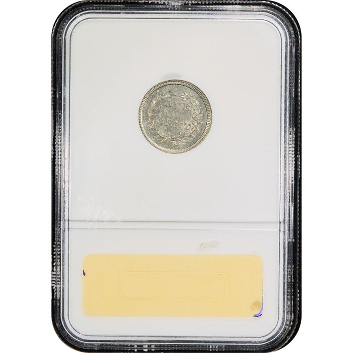 1853 Pattern Cent (1c) J-150 Reverse Slab Image