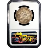 1853 Seated Liberty Half Dollar (50c) Arrows and Rays Reverse Slab Image