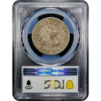 1853 Seated Liberty Half Dollar (50c) WB-101 Arrows and Rays Reverse Image