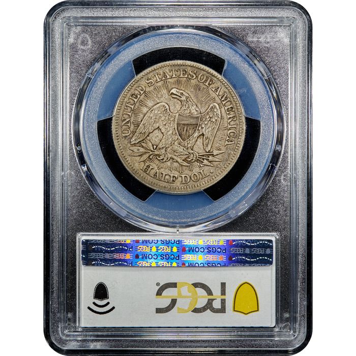 1853 Seated Liberty Half Dollar (50c) WB-101 Arrows and Rays Reverse Image