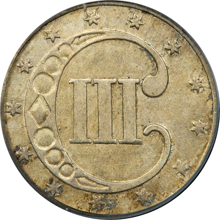 1853 Three Cent Silver (3CS) Photo 4