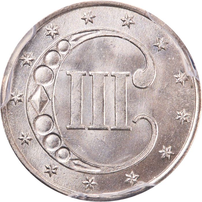 1853 Three Cent Silver (3CS) Photo 4