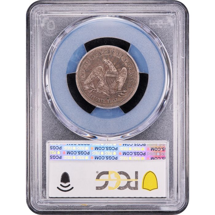 1853/4 Seated Liberty Quarter (25c) Arrows and Rays Reverse Image