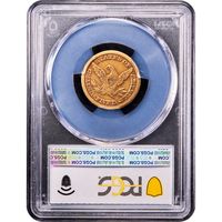 1854-D Liberty Gold Half Eagle ($5) Weak D Reverse Slab Image