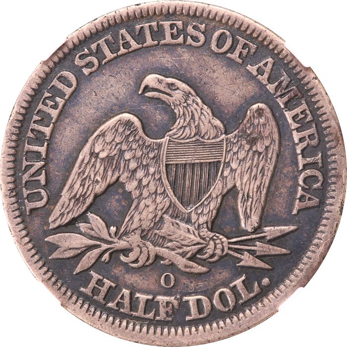 1854-O Seated Liberty Half Dollar (50c) Arrows Photo 4