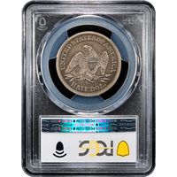 1854-O Seated Liberty Half Dollar (50c) Reverse Slab Image