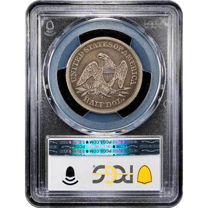 1854-O Seated Liberty Half Dollar (50c) Reverse Slab Image