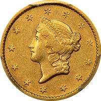 1854-S Gold Dollar (G$1) Photo 3