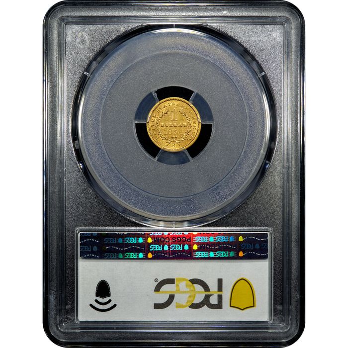 1854-S Gold Dollar (G$1) Reverse Image