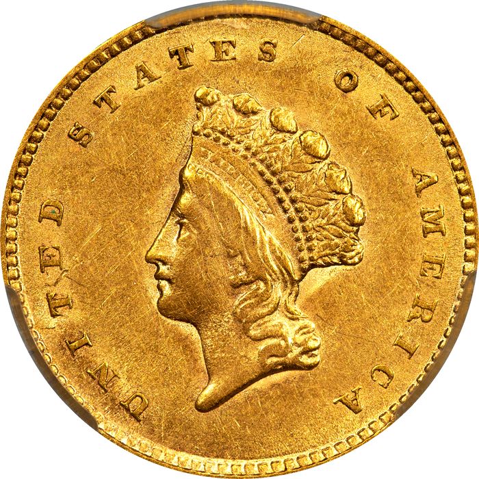 1854 Type 2 Gold Dollar ($1) Photo 3