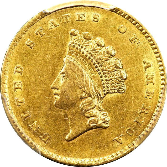 1854 Type 2 Gold Dollar ($1) Photo 3