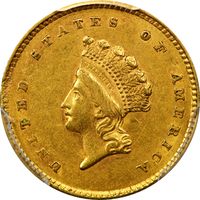 1854 Type 2 Gold Dollar ($1) Photo 3