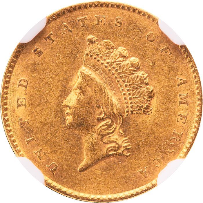 1855 Gold Dollar ($1) Photo 3