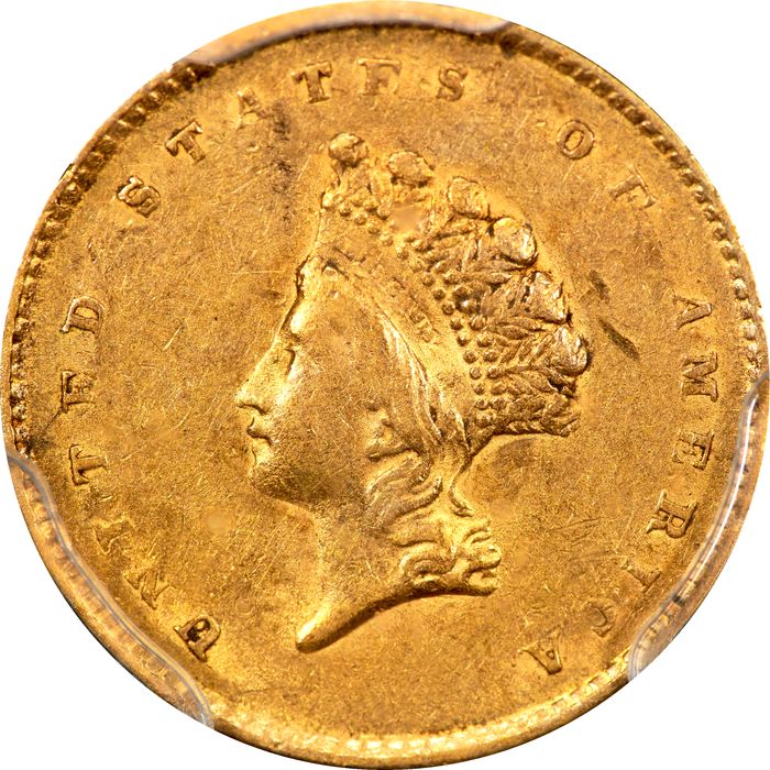 1855 Gold Dollar ($1) Photo 3