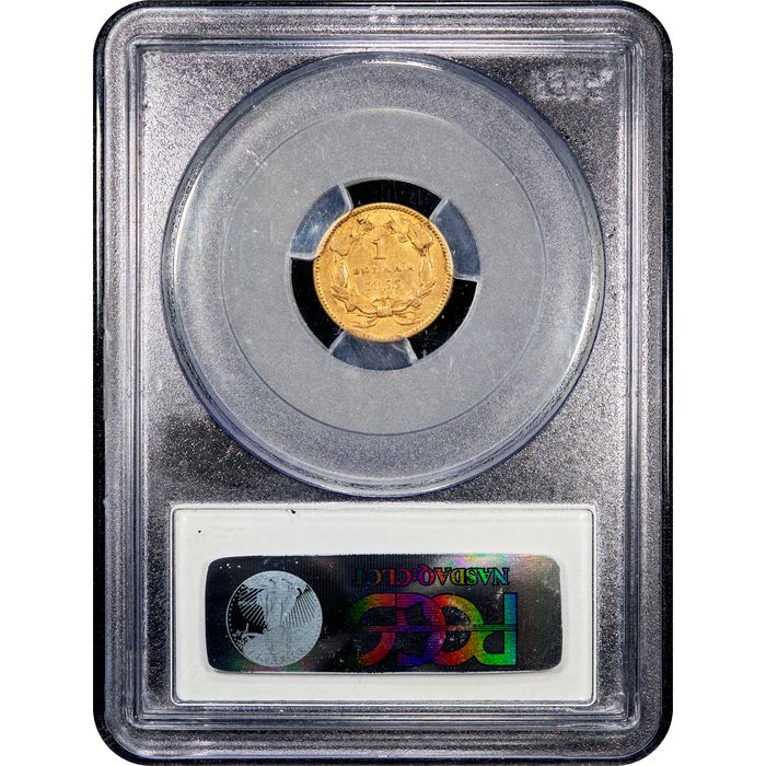 1855 Gold Dollar ($1) Reverse Image