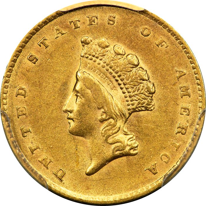 1855 Gold Dollar (G$1) Photo 3