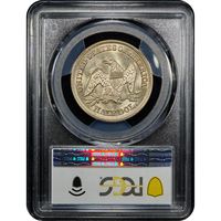 1855 Seated Liberty Half Dollar (50c) Arrows Reverse Slab Image