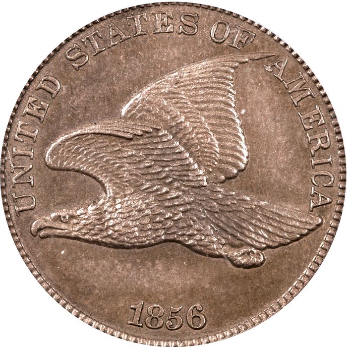 1856 Flying Eagle Cent (1c) OGH Obverse Image