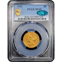 1856 Liberty Gold Half Eagle ($5) Obverse Image