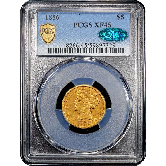1856 Liberty Gold Half Eagle ($5) Obverse Image