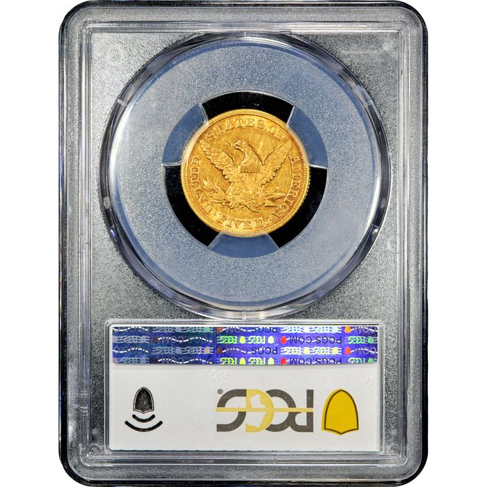 1856 Liberty Gold Half Eagle ($5) Reverse Image