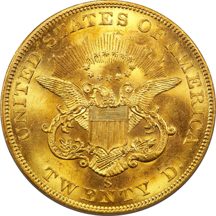1856-S Liberty Gold Double Eagle ($20) S.S. Central America Photo 4