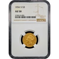 1856-S Three Dollar ($3) Obverse Image