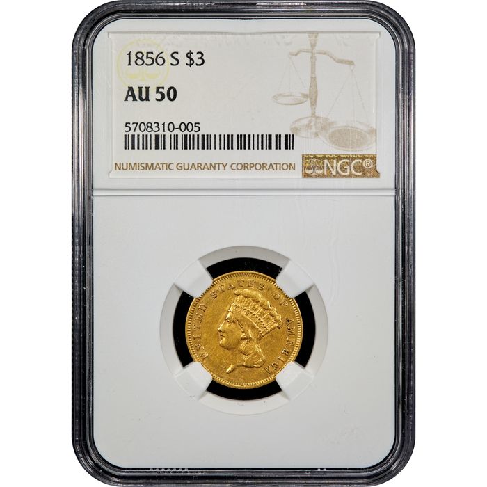 1856-S Three Dollar ($3) Obverse Image