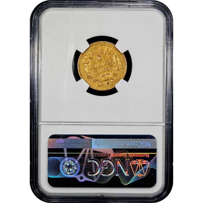 1856-S Three Dollar ($3) Reverse Image
