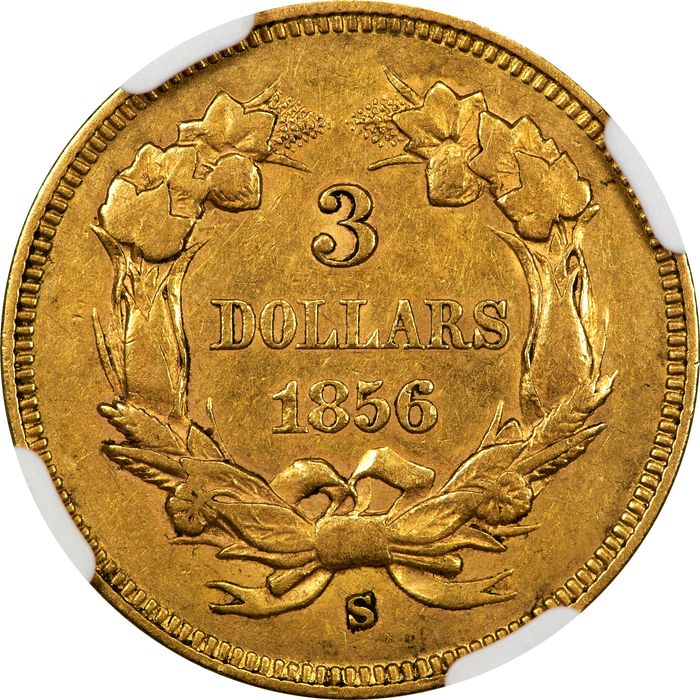 1856-S Three Dollar ($3) Photo 4