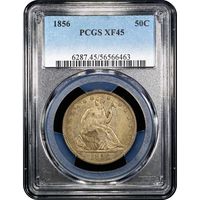 1856 Seated Liberty Half Dollar (50c) Obverse Image