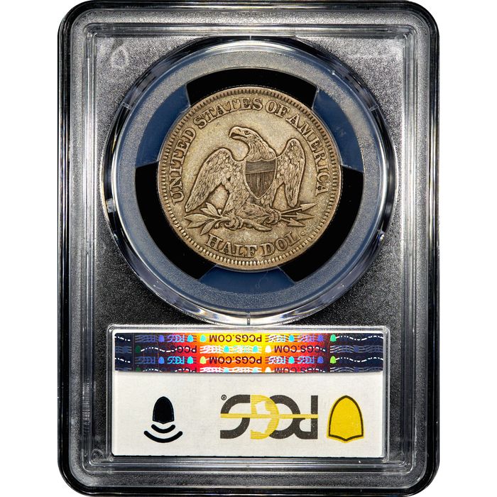 1856 Seated Liberty Half Dollar (50c) Reverse Image
