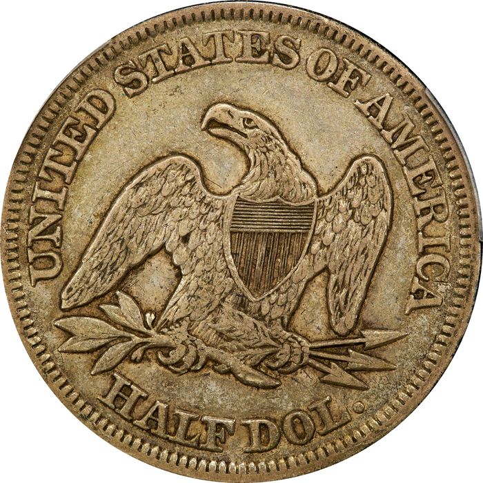 1856 Seated Liberty Half Dollar (50c) Photo 4