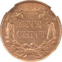 1857 Flying Eagle Cent (1c) Reverse Image