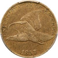 1857 Flying Eagle Cent (1c) Photo 3