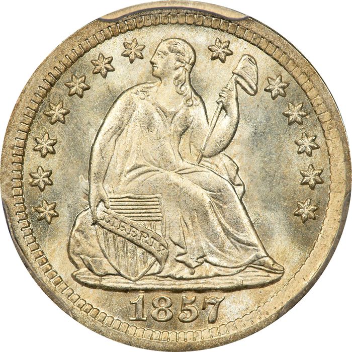 1857-O Seated Liberty Half Dime (H10C) Obverse Image