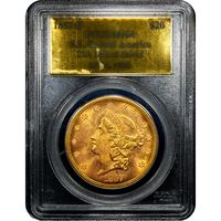 1857-S Liberty Gold Double Eagle ($20) S.S. Central America Obverse Slab Image