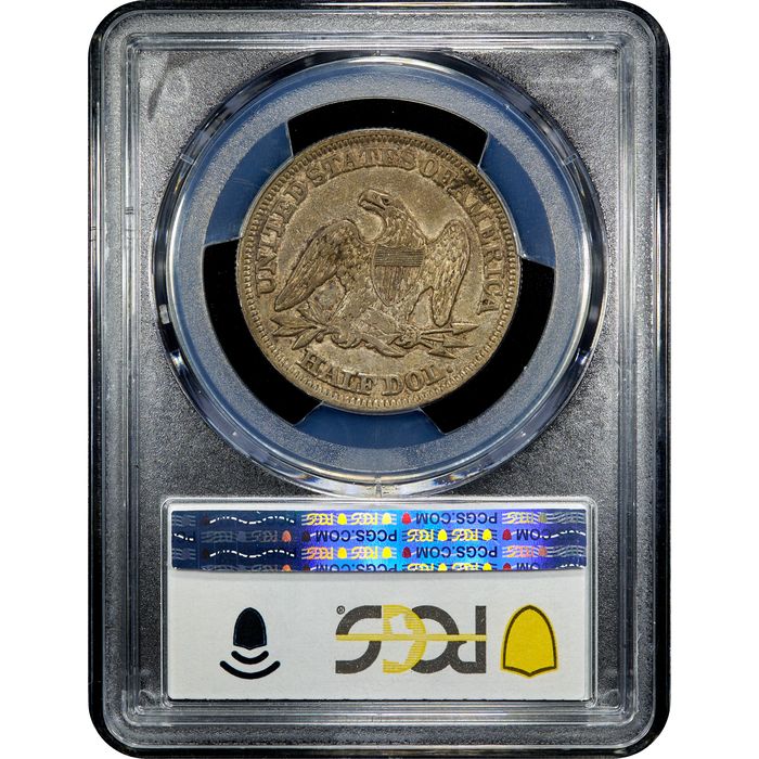 1857 Seated Liberty Half Dollar (50c) Reverse Image
