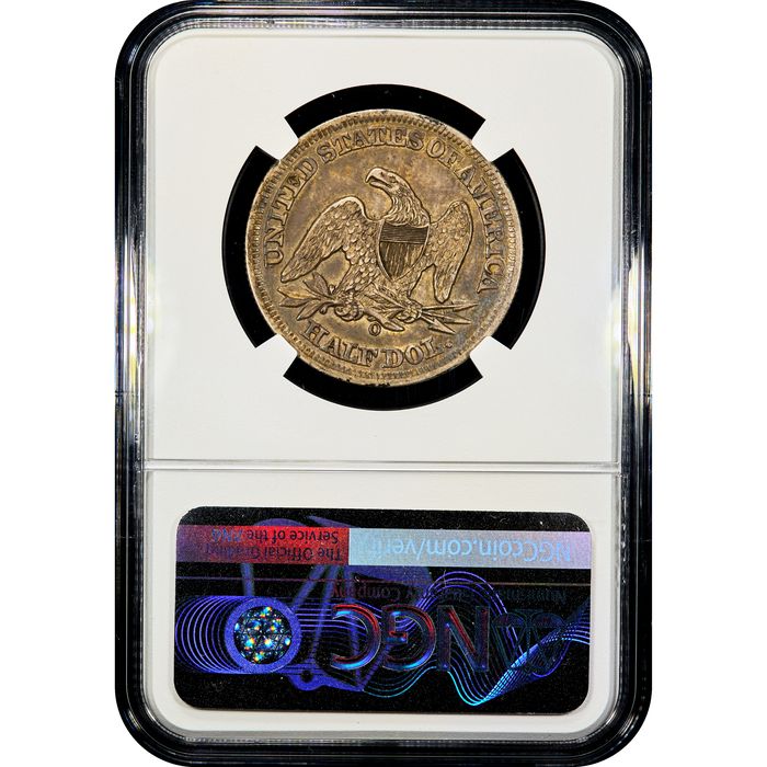1858-O Seated Liberty Half Dollar (50c) Reverse Image