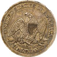 1858-O Seated Liberty Half Dollar (50c) Photo 4