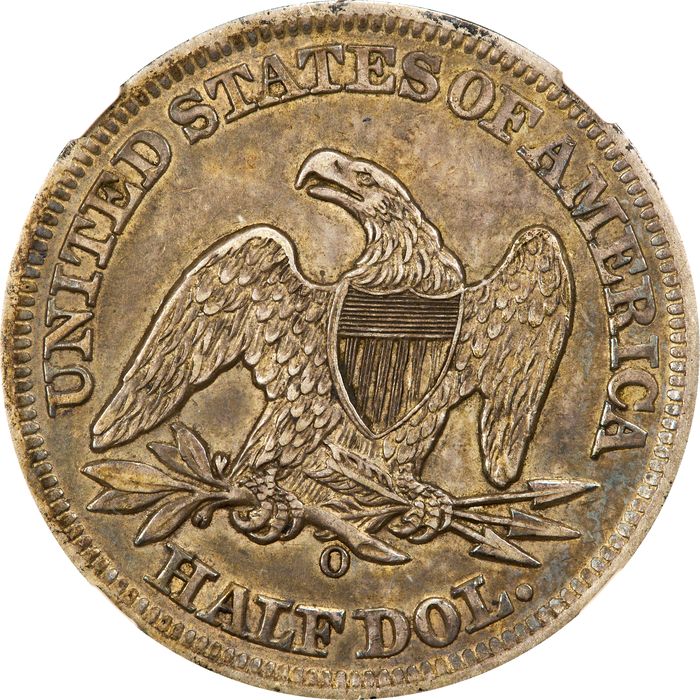 1858-O Seated Liberty Half Dollar (50c) Photo 4