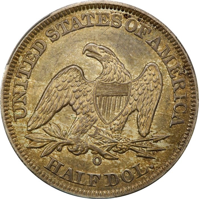 1858-O Seated Liberty Half Dollar (50c) Photo 4