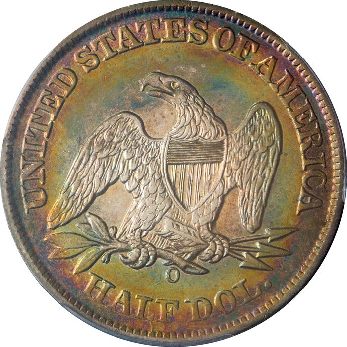 1858-O Seated Liberty Half Dollar (50c) Photo 4