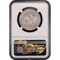 1858 Seated Liberty Half Dollar (50c) Reverse Slab Image