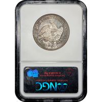 1858 Seated Liberty Half Dollar (50c) Reverse Image